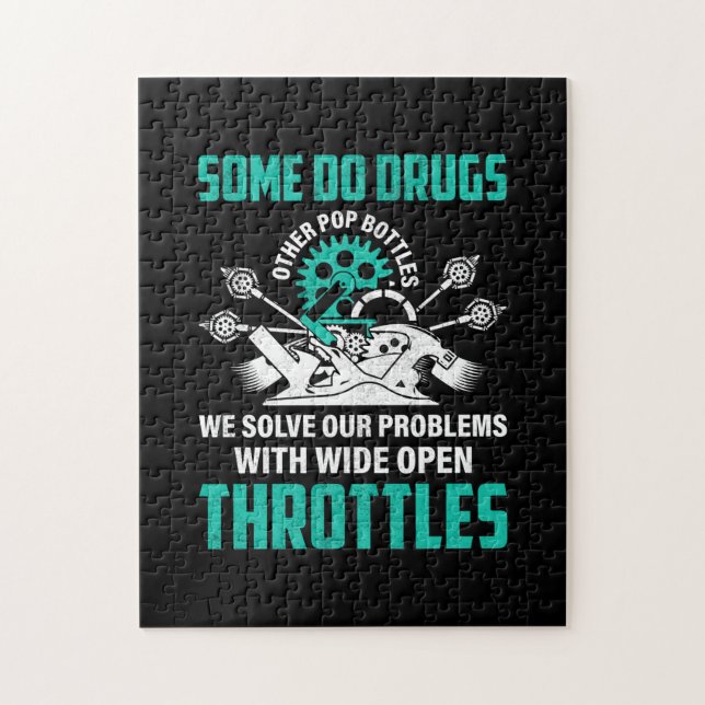 Mechanic We Solve Our Problems Jigsaw Puzzle (Vertical)