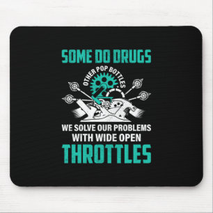 Mechanic We Solve Our Problems Mouse Mat