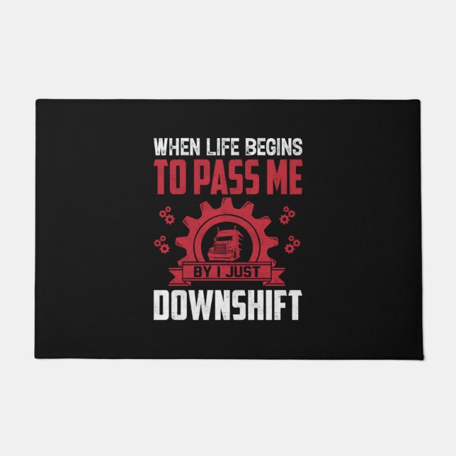 Mechanic When Life Begins To Pass Me Doormat (Front)