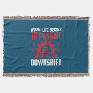 Mechanic When Life Begins To Pass Me Throw Blanket
