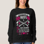 Mechanic Wife Girlfriend Husband Wedding Anniversa Sweatshirt<br><div class="desc">Mechanic Wife Girlfriend Husband Wedding Anniversary</div>