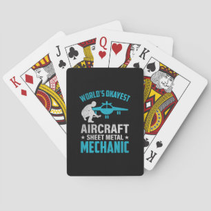 Mechanic World's Okayest Mechanic Playing Cards