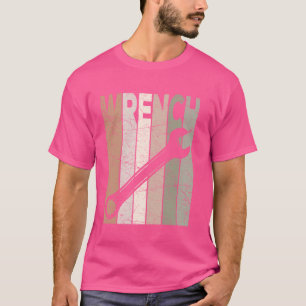 Mechanic Wrench Vintage Handyman Retro Repairman T-Shirt