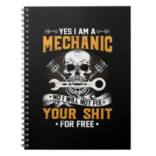 Mechanic Yes I Am A Mechanic Notebook