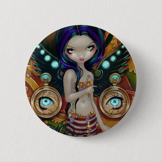 "Mechanical Angel III" Button (Front)
