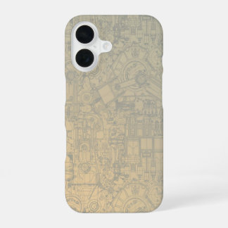 Mechanical Blueprint Phone Case – Technical Engine