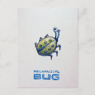 Mechanical Bug postcard