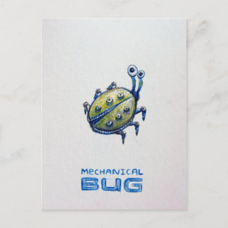 Mechanical Bug postcard