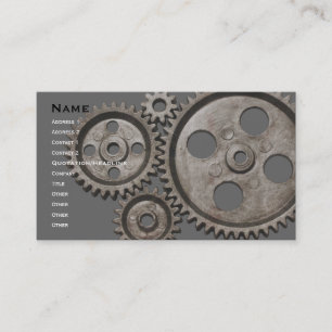 mechanical business card
