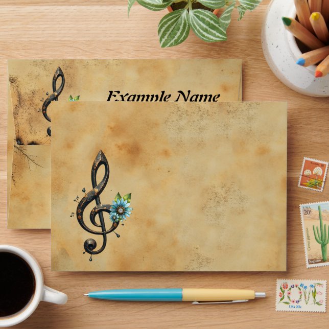 Mechanical  clef  envelope (Desk)