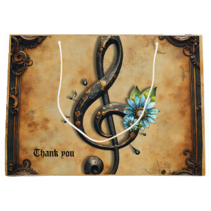 Mechanical clef large gift bag