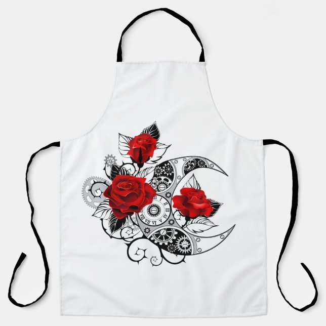 Mechanical Crescent with Red Roses Apron (Front)