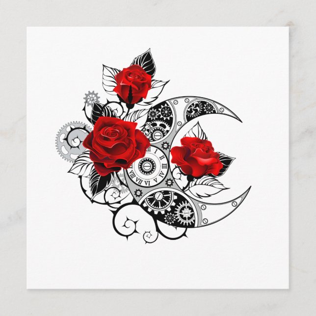 Mechanical Crescent with Red Roses Programme (Front)