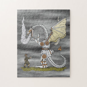 Mechanical Dragon Jigsaw Puzzle