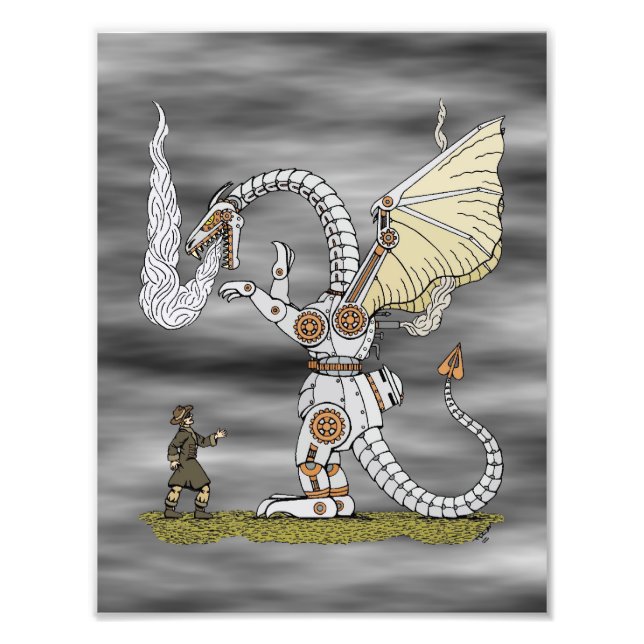 Mechanical Dragon Photo Print (Front)