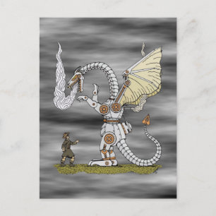 Mechanical Dragon Postcard