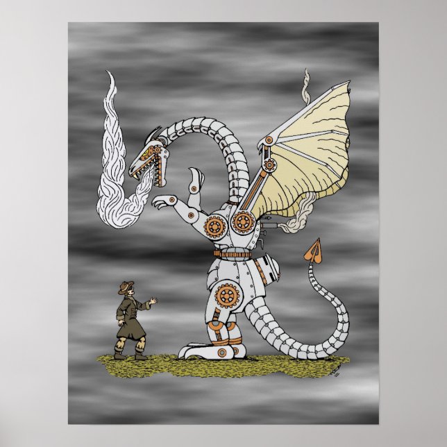 Mechanical Dragon Poster (Front)