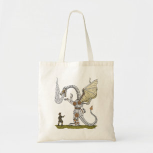 Mechanical Dragon Tote Bag