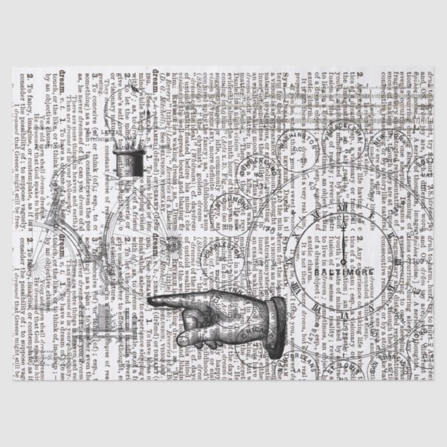 Mechanical Dream Tissue Paper (Front)