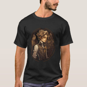 Mechanical Elegance Steampunk Aristocratic Charm T-Shirt