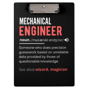 Mechanical ENGINEER Clipboard