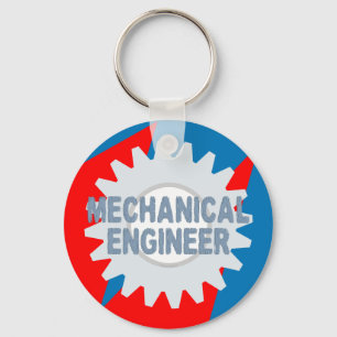 Mechanical Engineer Colour Block Key Ring