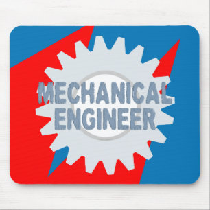 Mechanical Engineer Colour Block Mouse Mat