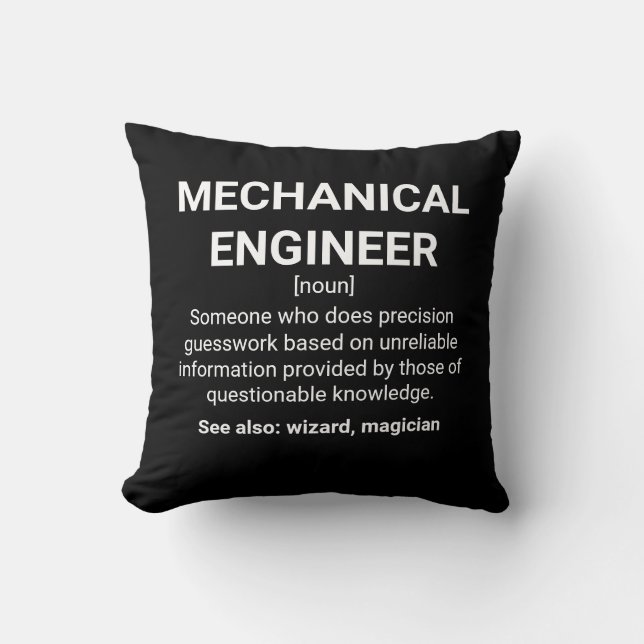 Mechanical Engineer Definition Meaning Cushion (Front)