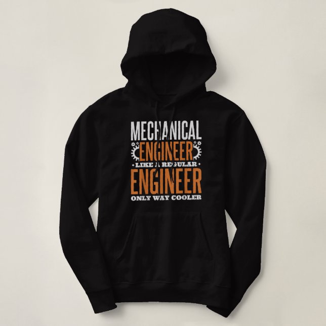 Mechanical Engineer  for Women Mechanical Engineer Hoodie (Design Front)