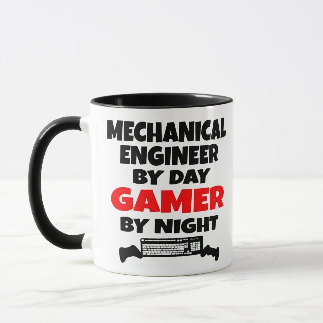 Mechanical Engineer Gamer Mug (Left)