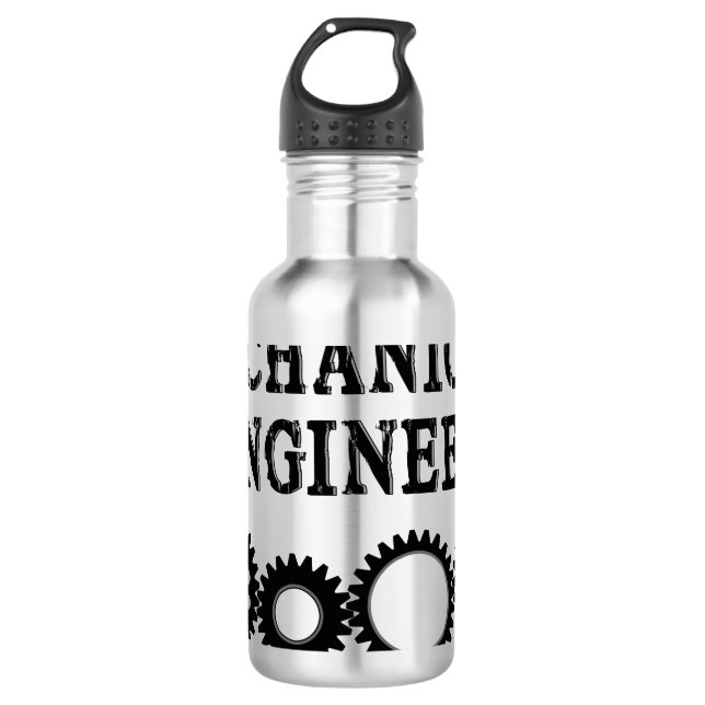 Mechanical Engineer Gears 710 Ml Water Bottle (Front)