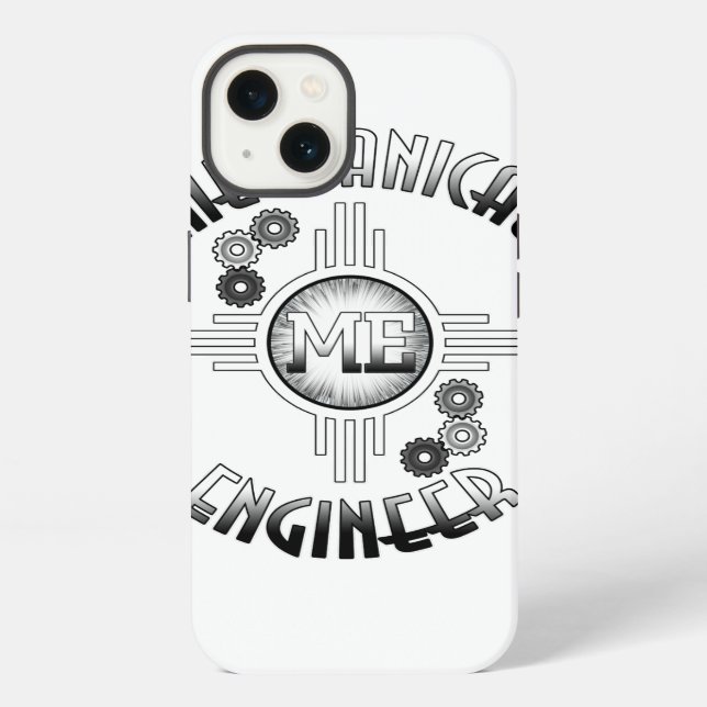 Mechanical Engineer Gears iPhone Case (Back)
