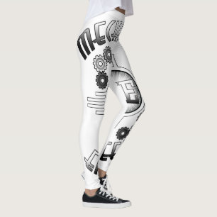 Mechanical Engineer Gears Leggings