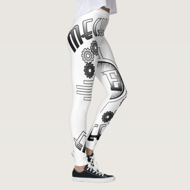 Mechanical Engineer Gears Leggings (Right)