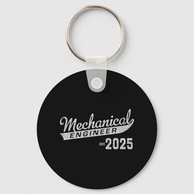 Mechanical Engineer Graduation 2025  Key Ring (Front)