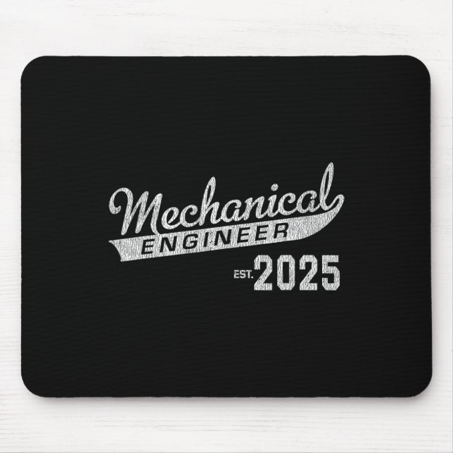 Mechanical Engineer Graduation 2025  Mouse Mat (Front)