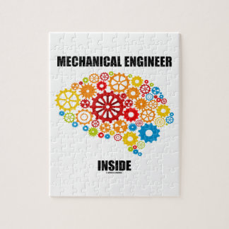Mechanical Engineer Inside (Gears Brain) Jigsaw Puzzle