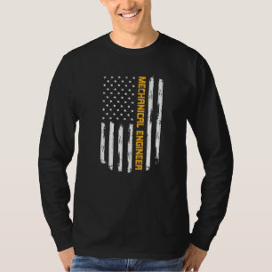 Mechanical Engineer Positive Carrer Vintage Americ T-Shirt