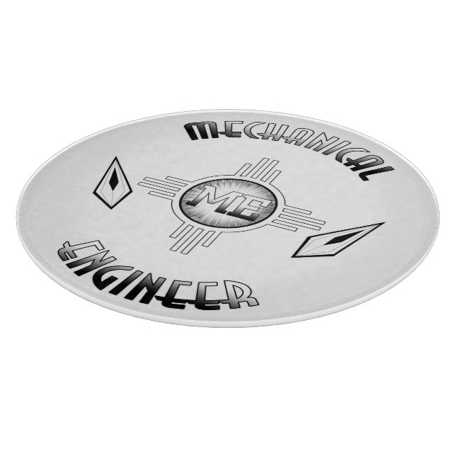 Mechanical Engineer Retro Cutting Board (Corner)