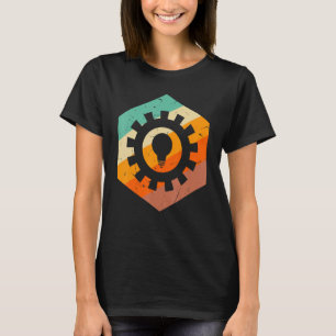 Mechanical Engineer Retro Engineering Gear Engine T-Shirt