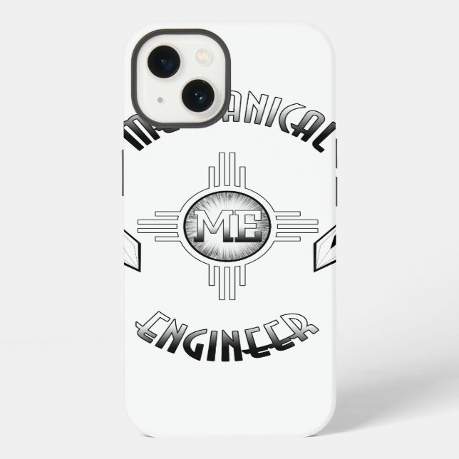 Mechanical Engineer Retro iPhone Case (Back)