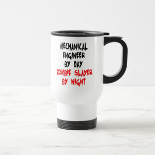 Mechanical Engineer Zombie Joke Travel Mug
