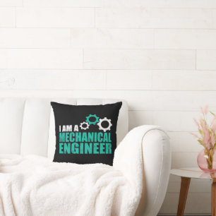 Mechanical Engineering Funny Engineer Cushion
