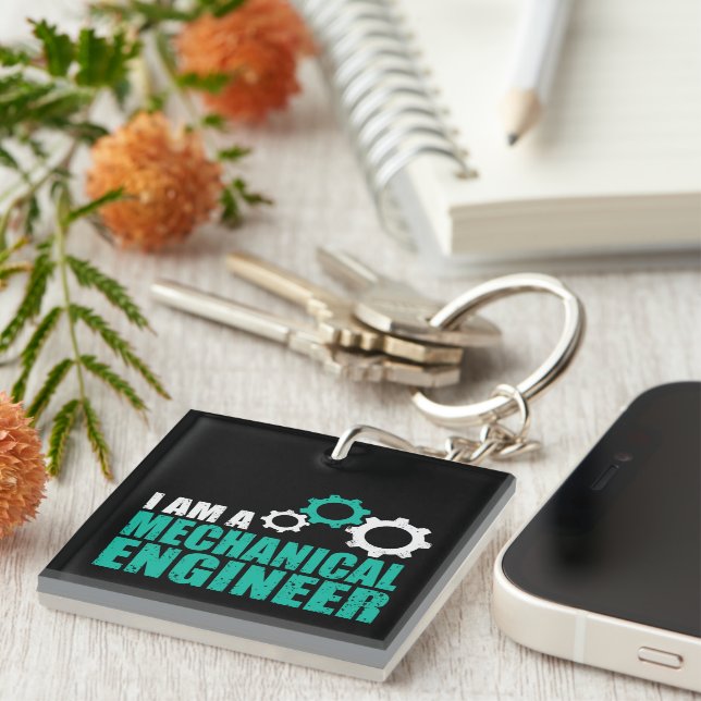 Mechanical Engineering Funny Engineer Key Ring (Front Right)