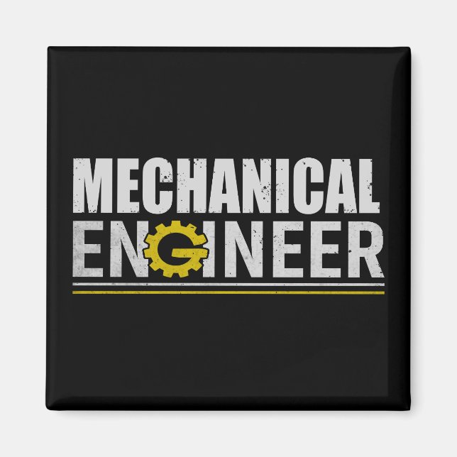Mechanical Engineering Funny Engineer Magnet (Front)