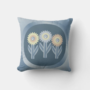 Mechanical Flowers Cushion