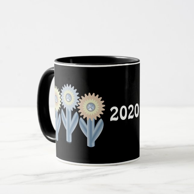 Mechanical Flowers Mug (Front Left)
