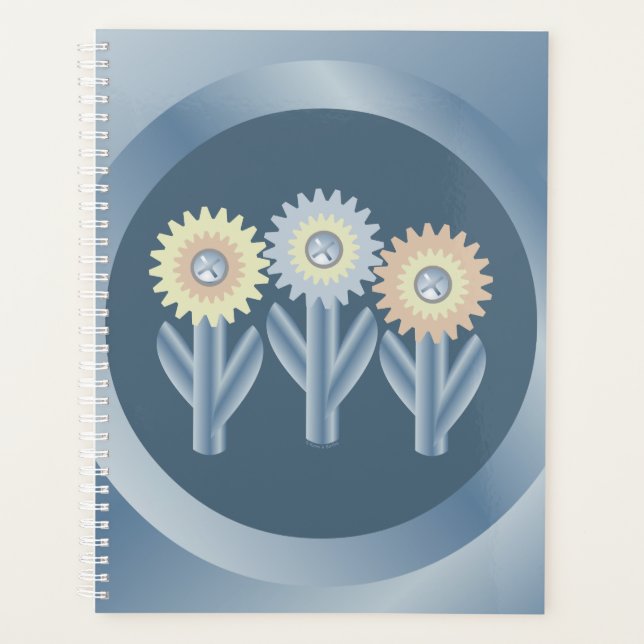 Mechanical Flowers Planner (Front)