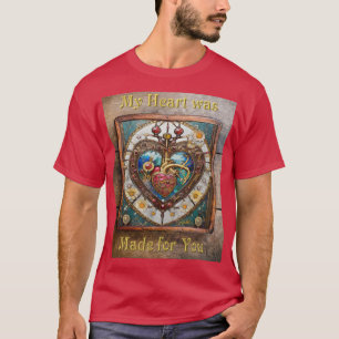 Mechanical Heart Anatomical Steampunk Series T-Shirt