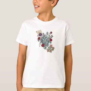 Mechanical Heart with Roses – Vintage Surreal Art T-Shirt
